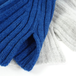 &lt;4 色&gt; 100% 羊毛領/肩羅紋保暖衣 &lt;卡普里藍&gt; 第8張的照片