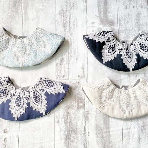 ハンドメイド まんまるレーススタイ④ レース付きまんまるスタイの作り方！お出かけ用やプレゼントにも