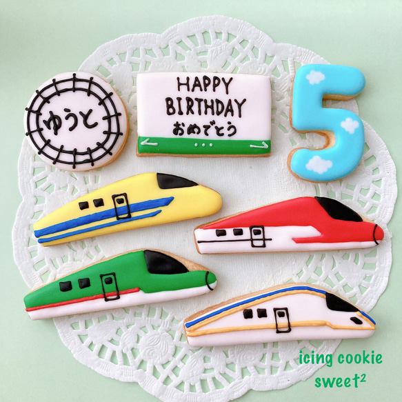 kei9ページ/アイシングクッキー 選べる新幹線⭐︎アイシングクッキー | 京都 La Deco cookies