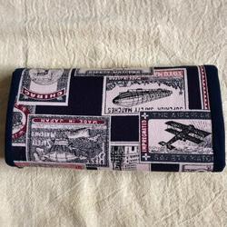 日本柄長財布（飛行機） 3枚目の画像