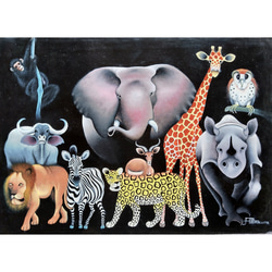 ティンガティンガ ムクラ カバ 60×60cm｜株式会社 e-ルート