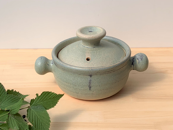 青銅釉丸土鍋(一人用) 5号 耐熱陶器 鍋・土鍋 しもつけ窯 通販