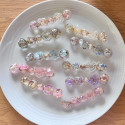 新作♡選べるドライフラワー入り キラキラレジンまんまる