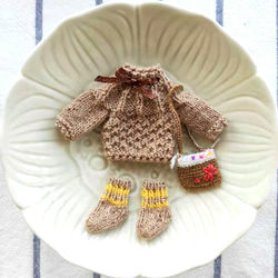 オビツ11ニットセーター3点セットob11ドール服ねんどろいど服 その他