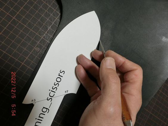 カスタムレザーシース　本革製剪定鋏カバー 11枚目の画像