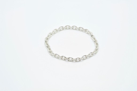 BG-007  Oval Chain Bracelet  S 1枚目の画像