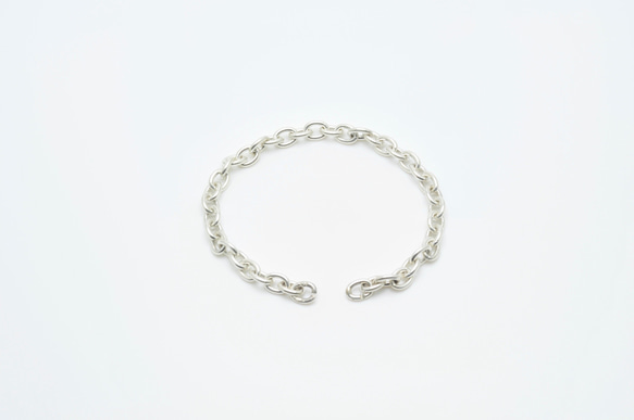 BG-007  Oval Chain Bracelet  S 2枚目の画像