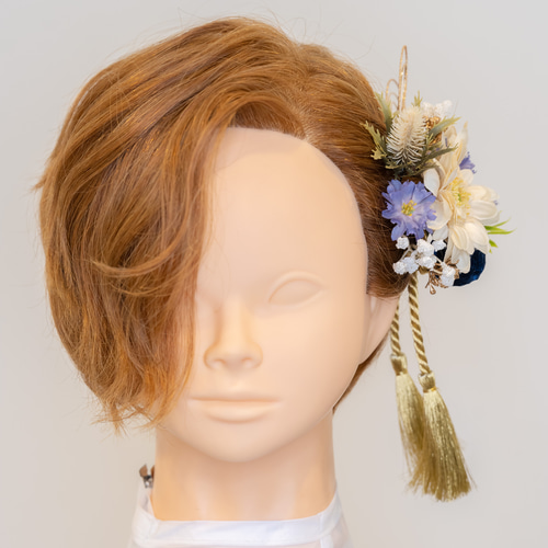 ショートヘアー・ベリーショートヘッドドレスX】成人式前撮り
