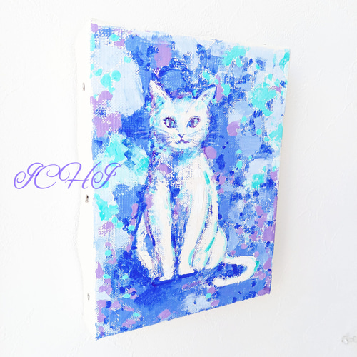 韓国 ファッション通販 絵画 CAT アクリル画 ICHI 14721444｜Creema(クリーマ) 通販 絵画