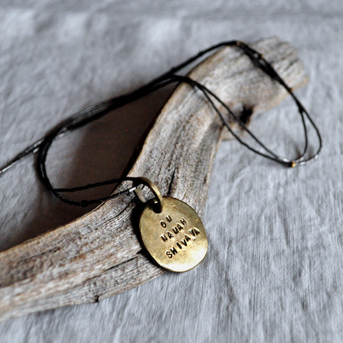 ラウンドプレート ペンダントトップ【プレーン または 刻印入り