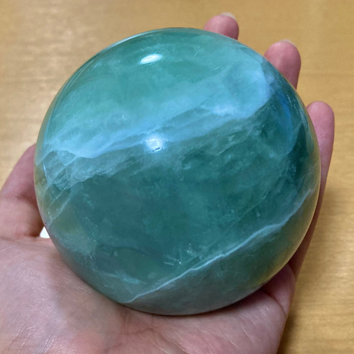 天才の石】フローライト（蛍石） 【パワーストーン置物】 【一点物