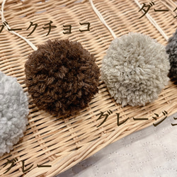 ポンポンベレー帽　ベレー帽　コットン100 ハンドメイド　ベビー　キッズ 9枚目の画像