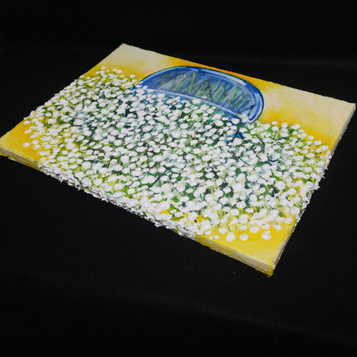 油絵 絵画 【カスミソウ】 油絵 絵画 【カスミソウ】 絵画 HR 通販 16003244｜Creema