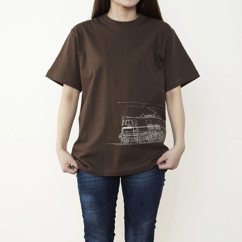 鉄道Tシャツ｜EF58-61 （ White × Silver ） 鉄道グッズ ギフト