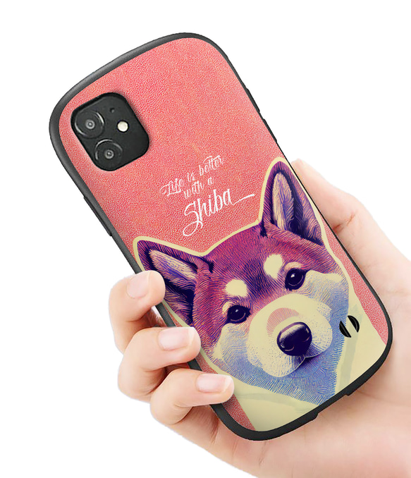 iFace 型柴犬 iPhone 15 14 13 SE3 12 11 防震智慧型手機保護殼相容所有型號 S924 第1張的照片