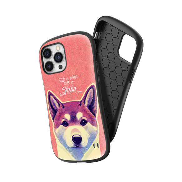 iFace 型柴犬 iPhone 15 14 13 SE3 12 11 防震智慧型手機保護殼相容所有型號 S924 第5張的照片