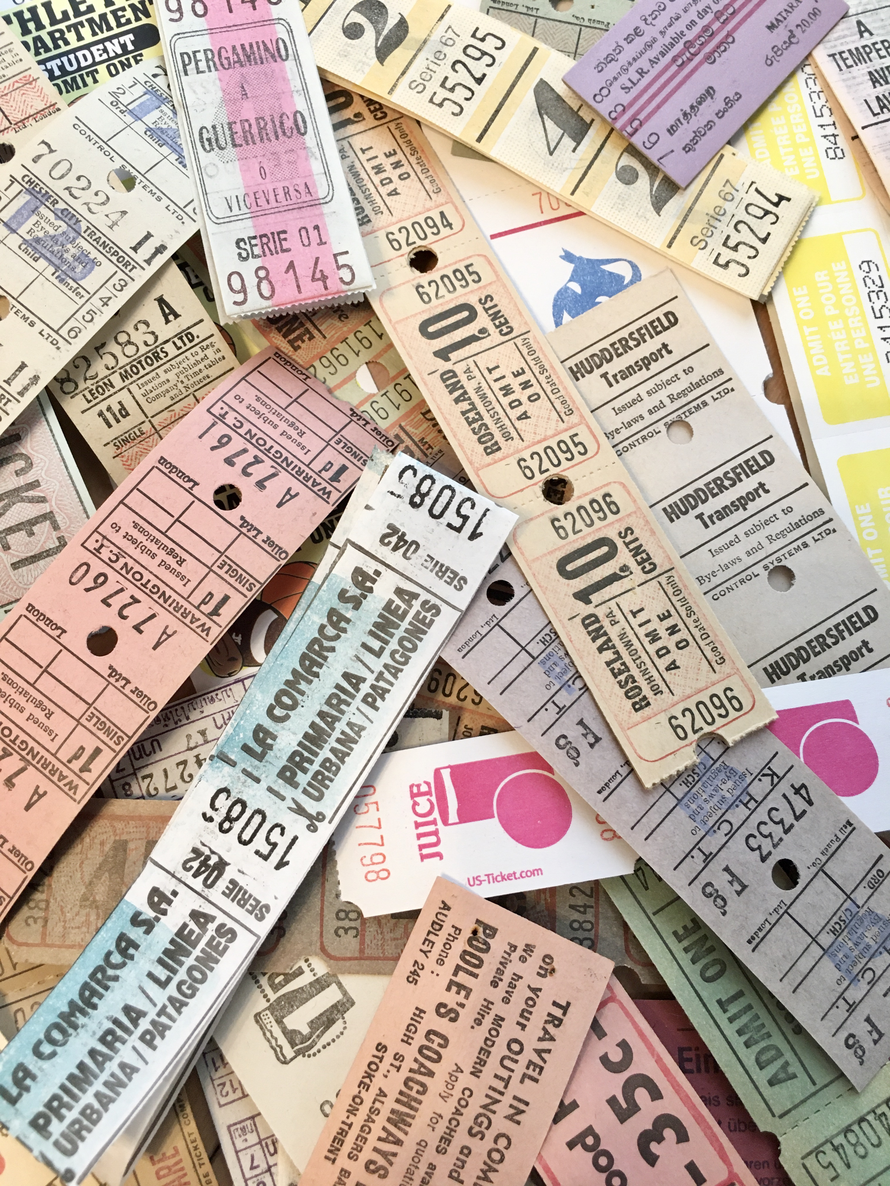 海外紙物　ヴィンテージ  イギリス　チケット　５種セット　１名様 海外紙物 ヴィンテージ イギリス チケット 5種セット 1名様