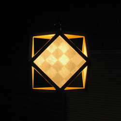 インテリア照明　角Ⅱ　B8MP-7　立方８面体　ペンダントライト 5枚目の画像