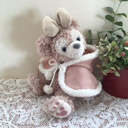 ポーチサイズシェリーメイ ダッフィー ピンクポンチョ その他人形