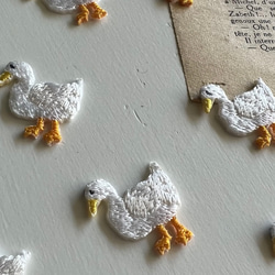 《森の仲間》アヒルさん/2枚セット・アイロンワッペン 4枚目の画像