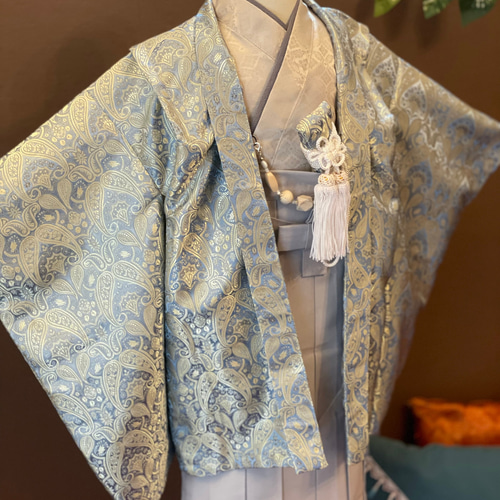 袴風 ペイズリー柄 男の子 （男の子 | WA.TSUKI KIMONO