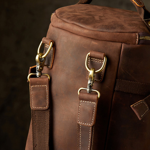 3wayオリジナルファンマ革ショルダーバッグメンズレトロ本革大容量