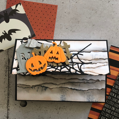 送料無料】ハロウィン♪ ミニアルバム☆仕掛けアルバム 写真 完成品