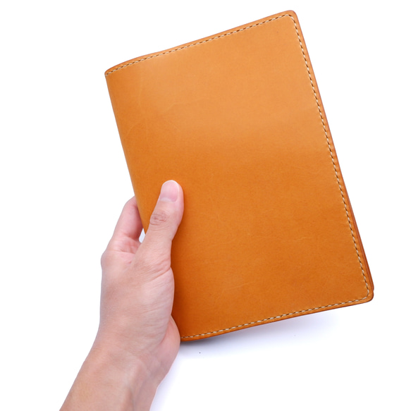 Techo Cover (Hobonichi Techo Cousin size) Camel Genuine Tanned L 第4張的照片