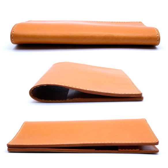 Techo Cover (Hobonichi Techo Cousin size) Camel Genuine Tanned L 第3張的照片