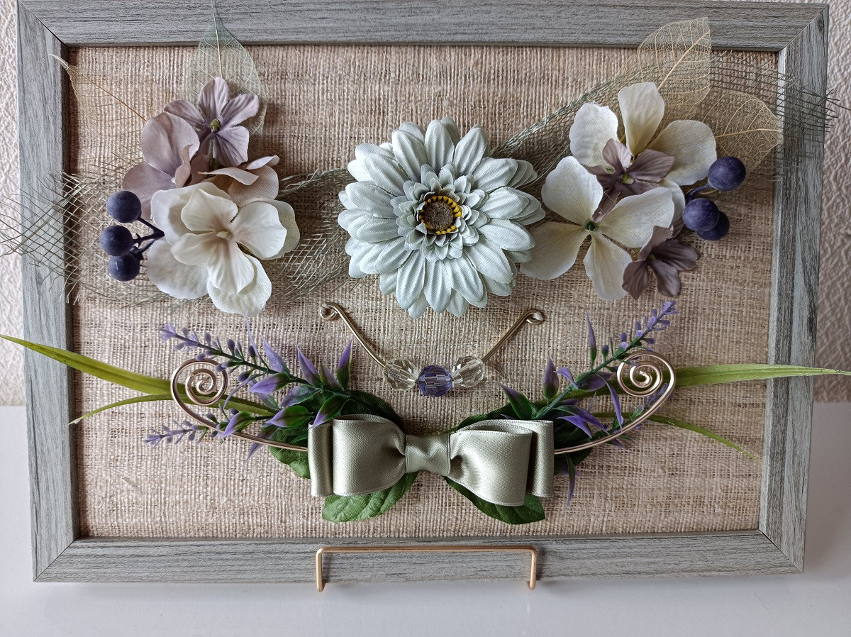 花フラワーインテリア壁掛け3Lサイズ 絵画　　シャーリーノヴァック