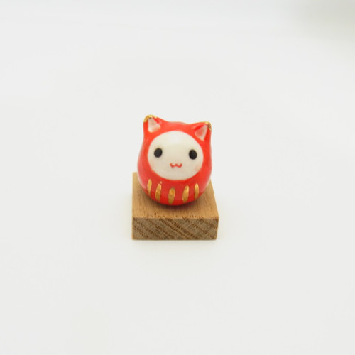 再販・まめだるま（ねこ） 立体・オブジェ やまざきじんこ 通販