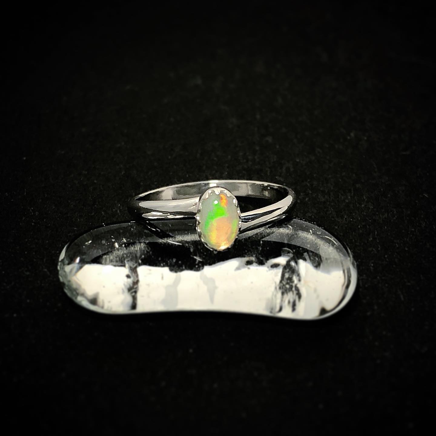 《エチオピアオパール》SILVER950リング040