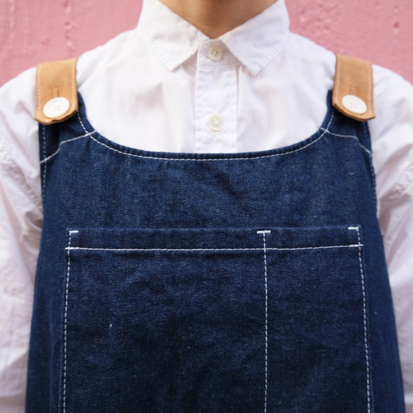 denim dress　indigo　sizeL 第2張的照片