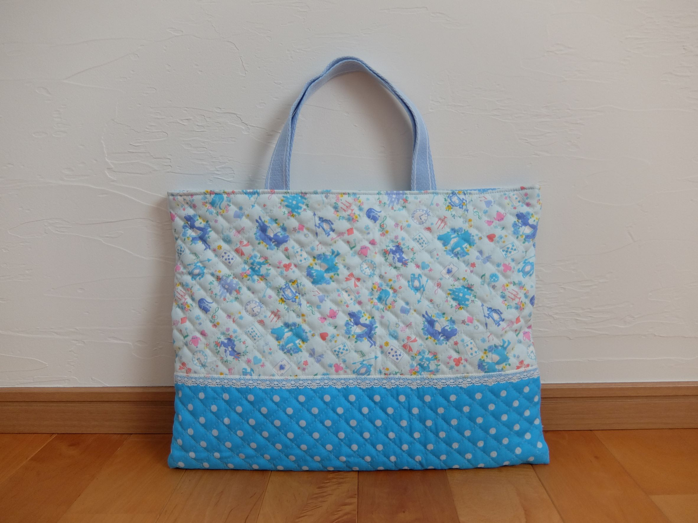 LB47abc☆ありす☆レッスンバッグ３点セット☆ハンドメイド☆入学入園 LB47abc☆ありす☆レッスンバッグ３点セット☆ハンドメイド☆入学入園