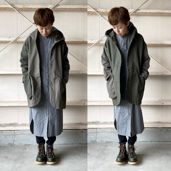 ラスト1着。山に登れないマウンテンパーカー カーキB ジャケット  