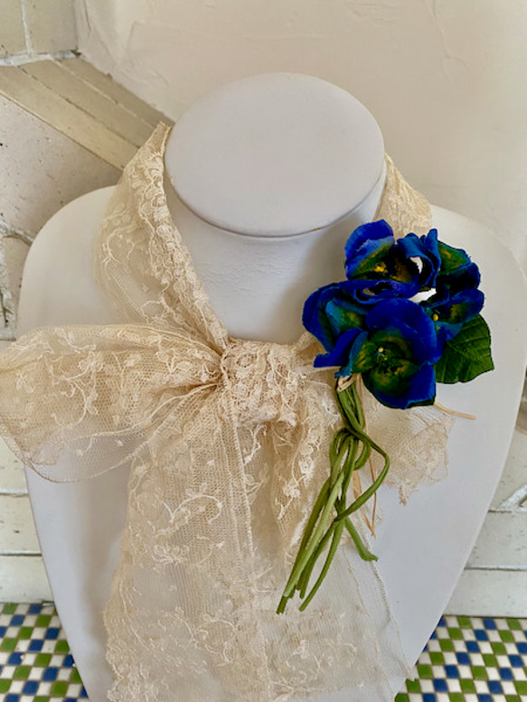 布花 Cute pansy corsage series E 5枚目の画像