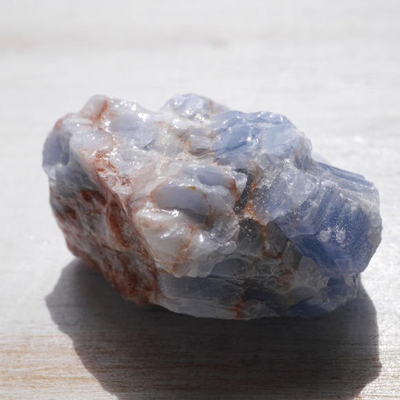 天然石ブルーカルサイト約60g約51mm(メキシコ産)原石ラフロック鉱物テラリウム[bcal-220930-03] 11枚目の画像