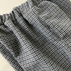 [送料無料.本日500円OFF]コットンウール ワイドパンツ／ゴムウエスト／体型カバー／大人カジュアル／通勤・普段着 14枚目の画像