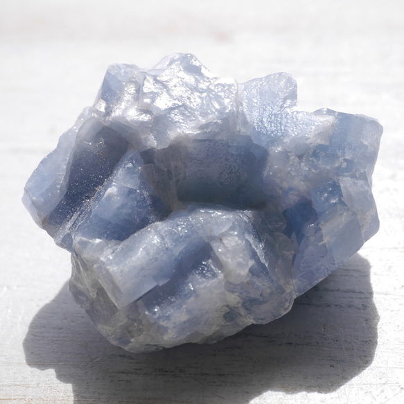 天然石ブルーカルサイト約50g約48mm(メキシコ産)原石ラフロック鉱物テラリウム[bcal-220930-04] 12枚目の画像