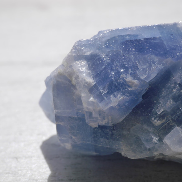 天然石ブルーカルサイト約50g約48mm(メキシコ産)原石ラフロック鉱物テラリウム[bcal-220930-04] 10枚目の画像