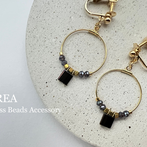 Hoop Earring S フープイヤリング Sサイズ [DBR] イヤリング