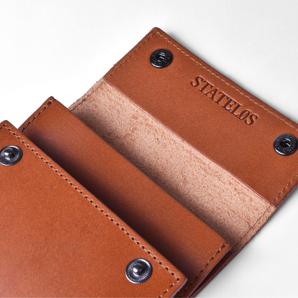 【男性ギフトに！】使いやすいコンパクト財布【薄い 小さい 本革(栃木レザー) メンズ ユニセックス プレゼント】 栃木レザー 思い出が蓄積