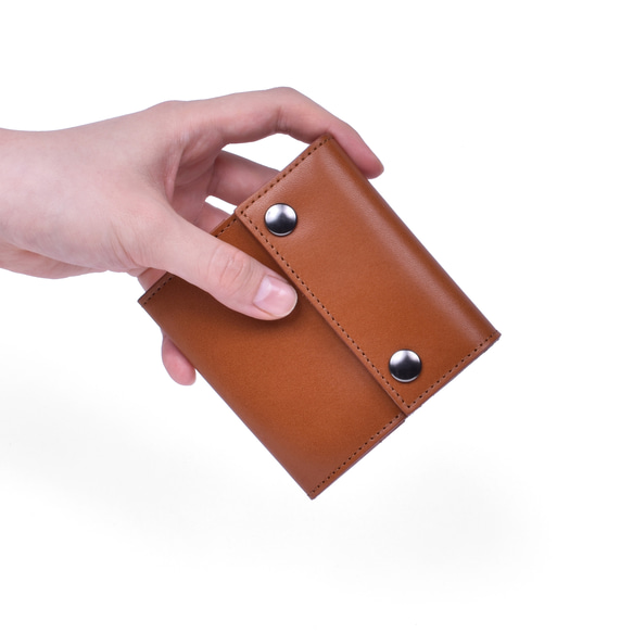 【男性ギフトに！】使いやすいコンパクト財布【薄い 小さい 本革(栃木レザー) メンズ ユニセックス プレゼント】 栃木レザー 思い出が蓄積