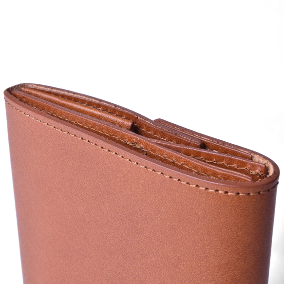 【男性ギフトに！】使いやすいコンパクト財布【薄い 小さい 本革(栃木レザー) メンズ ユニセックス プレゼント】 栃木レザー 思い出が蓄積