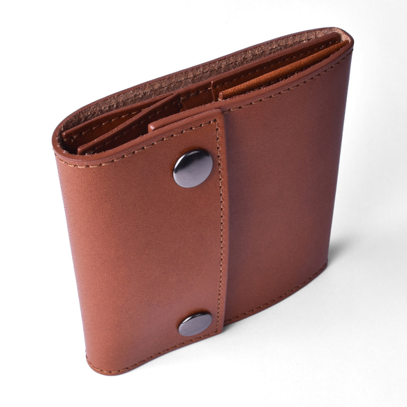 【男性ギフトに！】使いやすいコンパクト財布【薄い 小さい 本革(栃木レザー) メンズ ユニセックス プレゼント】 栃木レザー 思い出が蓄積