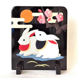 塩沢織押し絵衝立 令和5年（2023）干支人形 卯 その他インテリア