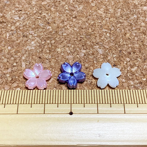 パール桜ビーズ小サイズ120個ピンク ビーズ HONEYBEETAIL 通販