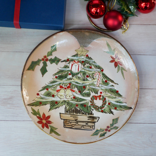 オランダ 絵大皿 骨董 クリスマス オランダ 絵大皿 骨董 クリスマス