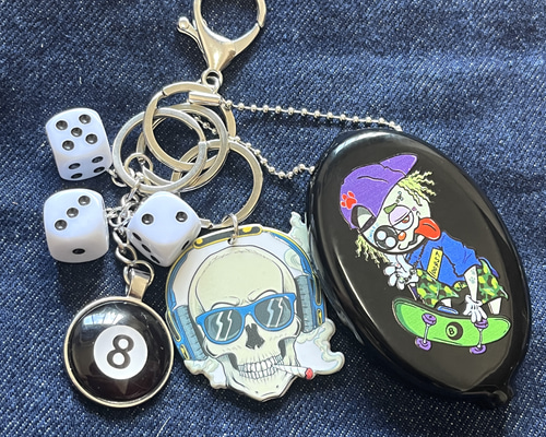 【⑧】　キーホルダー MDS BtoB |#クラックス 身辺雑貨 クリアサンコイチキーホルダー