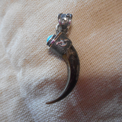 925 スターリングシルバー シープ スカル ペンダント ネックレス